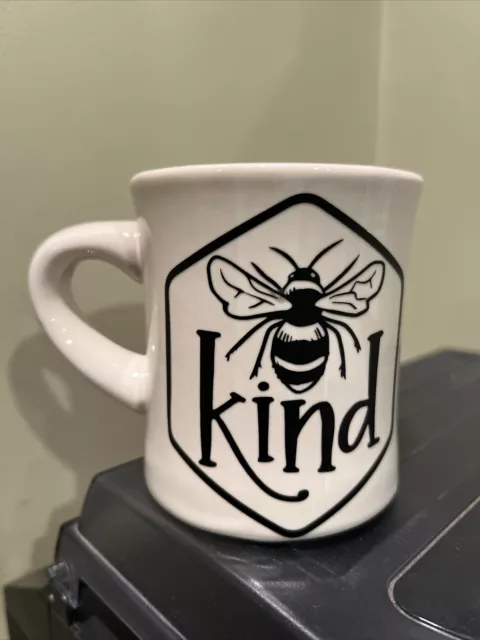Be Kind Coletti Diner Mug 10 oz Ceramic Vintage-Style Thick Restaurant Ware