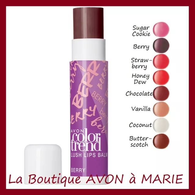 BAUME à Levres HYDRATANT & Parfumé COLOR TREND lips Balm AVON