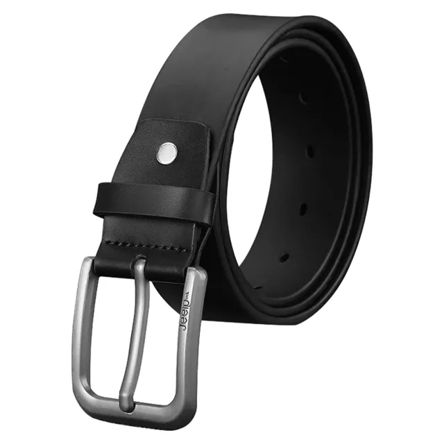 Men's Leather Dress Belt with Single Prong Buckle Belts for Men,1.5 inch Wide