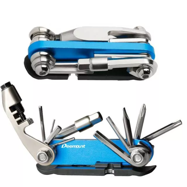 Multifunctional Folding Mutli-Tool Bike Road MTB Repair Chain Rotor Tool~