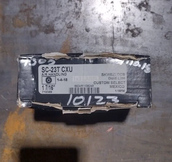 SEALMASTER SC23TCXU AIR Handling Ball Bearing Cartridge, 17/16" Id £