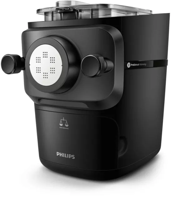 Philips Macchina per la Pasta Elettrica 200 W 10 Trafile Bilancia Integrata HR26