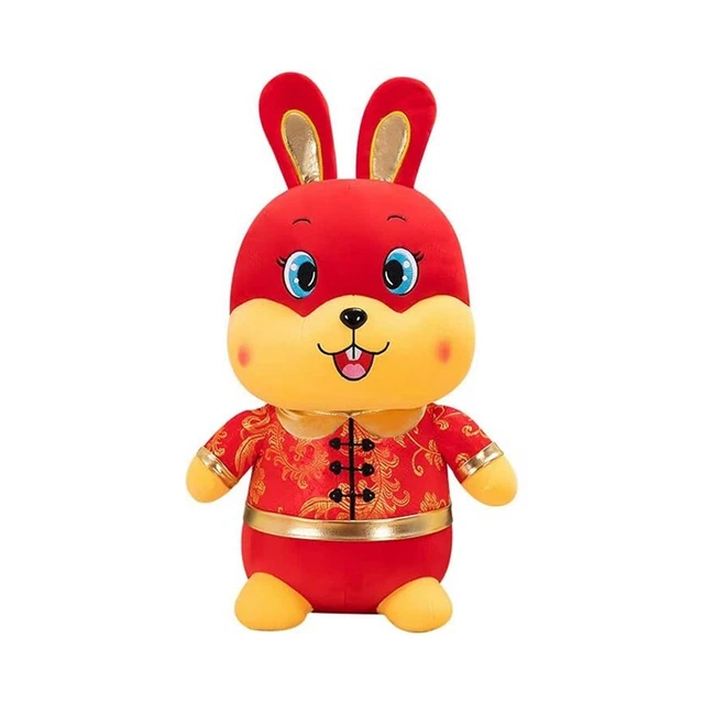 2023 Chinese Year ottchen Kaninchen PlüSchpuppe Kuscheltiere Kaninchen  W3G5
