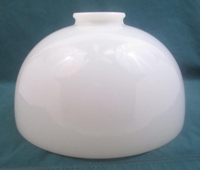 Hurricane Gwtw Hanging Glass Oil Lamp Shade - White - 10" Fitter(Efe2)