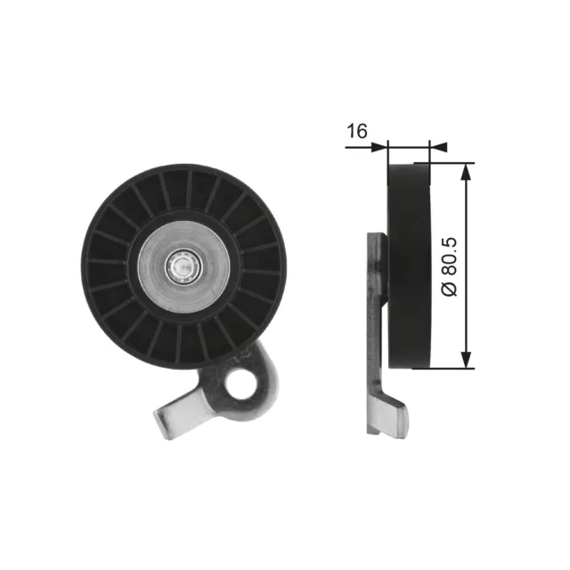 Galet Tendeur (Courroie D'accessoire) Fiat Seicento / 600 1.1