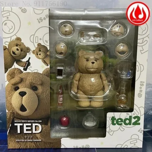 New TED 2 Movie Teddy Bear 4" Boxed Movable Action Figure Toy Collectors Model