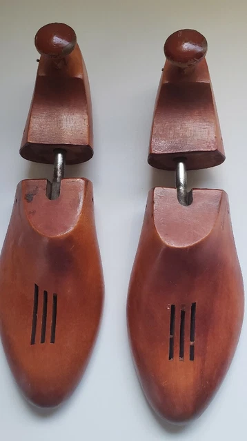 Vtg Sellwell Shoe Trees Wood Shoe Form For Footwear 12 Inches Long