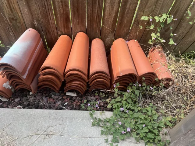 Terracotta Roof Tiles (peak) Local Pickup In Gretna (New Orleans Area) Only