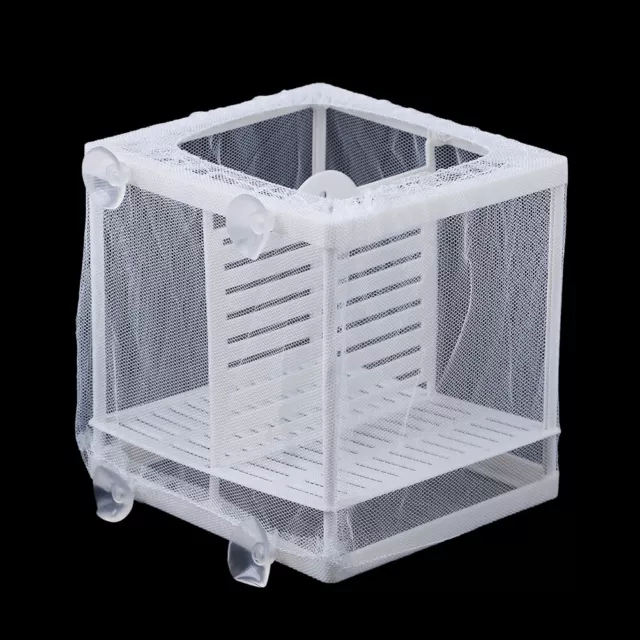Aquarium Fish Tank Guppy Breeding Breeder Baby/Fry Net Trap Box Hatcher R*u*