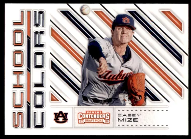 2018 Panini Contenders Draft Picks Game Day Tickets Casey Mize Auburn Tigers #3
