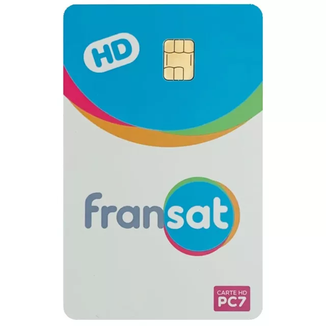 French TV Subscription Free Fransat HD Replacement Viewing Card PC7 4 Year