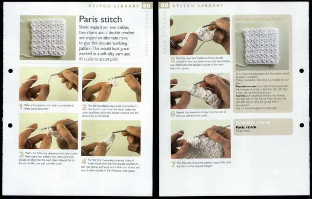 Paris Stitch #69 Stitch Library - The Art Of Crochet Pattern