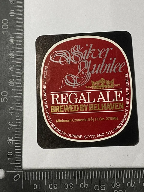 Original Beer Label #282 - Silver Jubilee Regal Ale