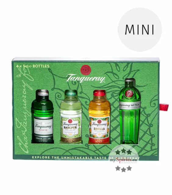 Tanqueray Exploration Pack Gin-Probierset / 41,3 - 47,3 % Vol. / 4 x 0,05l in GB