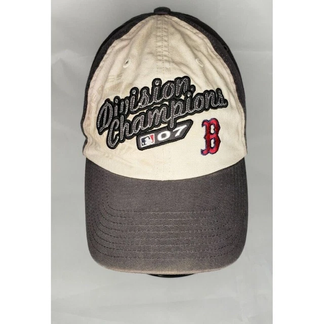 2007 BOSTON RED SOX DIVISION CHAMPIONS (Adjustable) Cap  WORLD SERIES ORTIZ