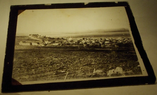 Tiberias, Palestine Town View Photograph Magic Lantern Slide c1890s-1910's