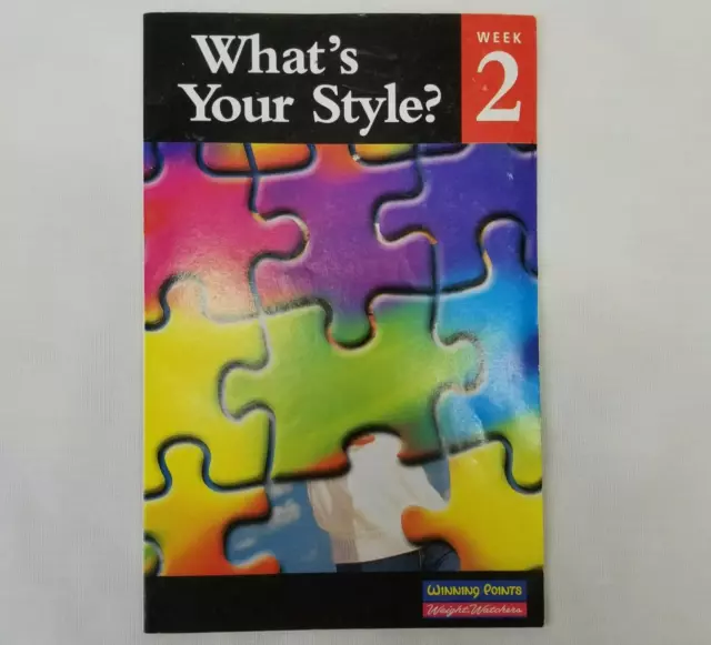 Weight Watchers Winning Points Semana 2 What Your Style Folleto 2001 Quiz 2a Semana
