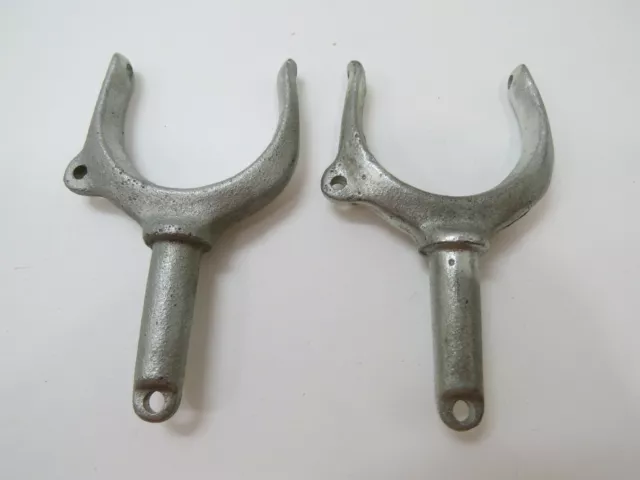 Galvanized Pair 2+1/8 Inch  Oar Locks Row Boat (C2.5A652A)