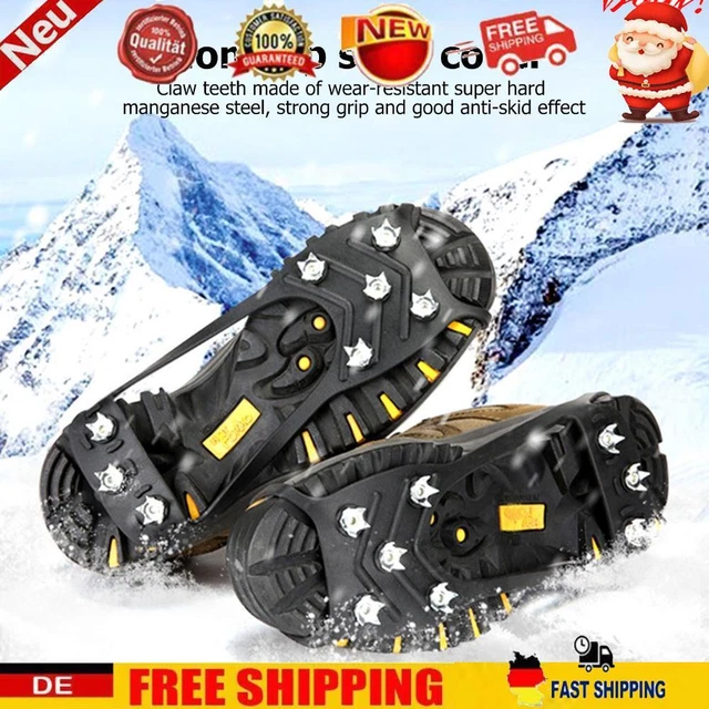 Trendyest Schuhspikes, Steigeisen für Bergschuhe, Ice Klampen Steigeisen mit 8 Z