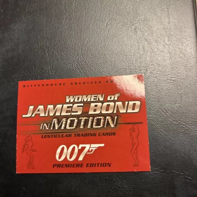 Jb8b Promo P2 James Bond Women In Motion 2003 Rittenhouse Archives