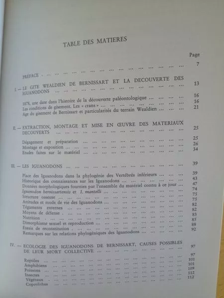 Les Iguanodons De Bernissart par E. Casier. 2ème édition.• 3