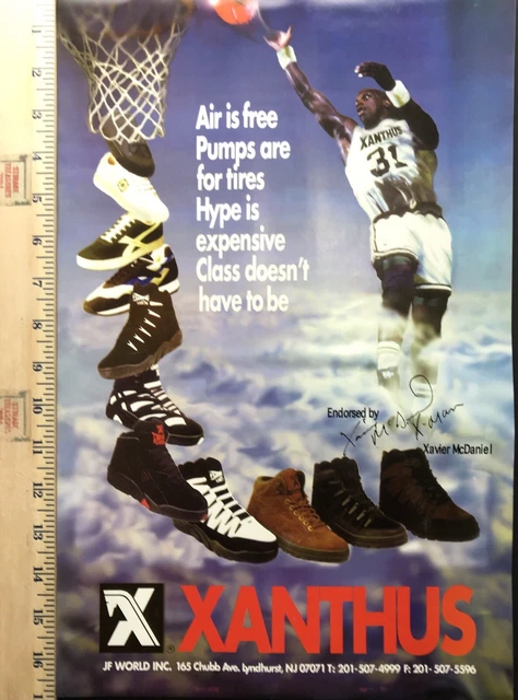VINTAGE XANTHUS XAVIER McDaniel X-31 NBA Basketball Shoes