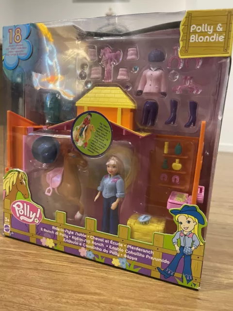 Polly Pocket & Blondie RARE NEW IN BOX Mattel B2641 100% Genuine Toy Doll Kids