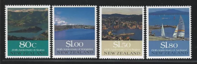 1990 New Zealand Scott #993-996 - Early Settlements Set of 4 - MNH