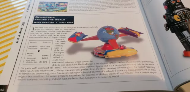 Blechspielzeug Space Toy: Arround The World, Original von Schopper, mit origBox!