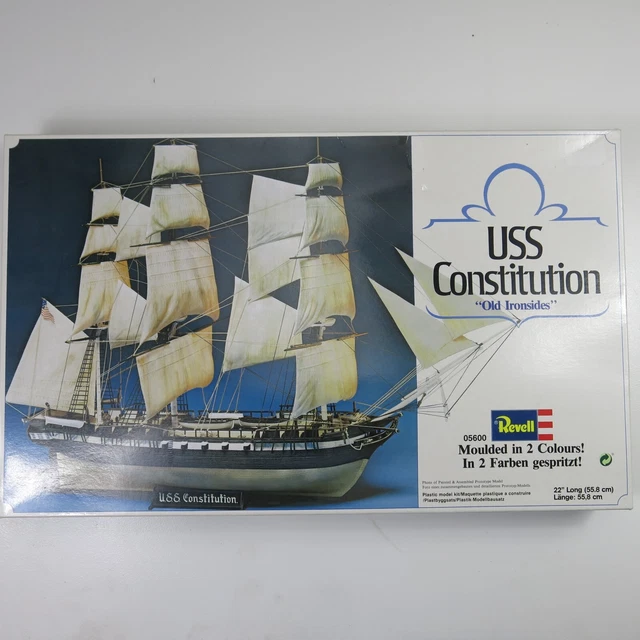 REVELL 1111 USS Constitution Old Ironsides Model Kit 05600 22" Long