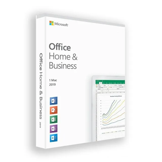 Microsoft Office 2019 Home and Business One Time Purchase 1 User | MAC
