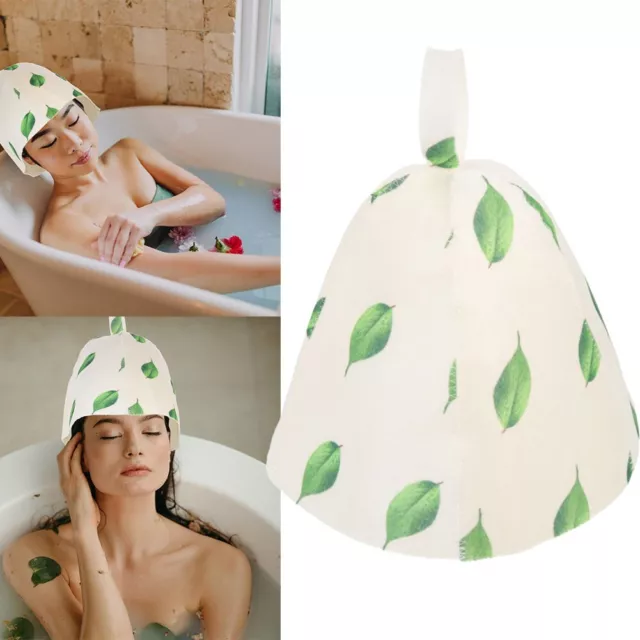 Casquette de sauna maison salle de bain matériau feutre premium pour une protec