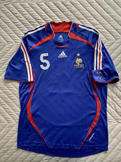 Maillot France Porté Gallas Coupe Monde 2006 World Cup Adidas Match Worn Shirt