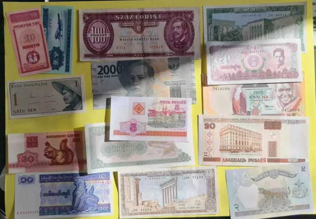 Weltweit  Banknoten