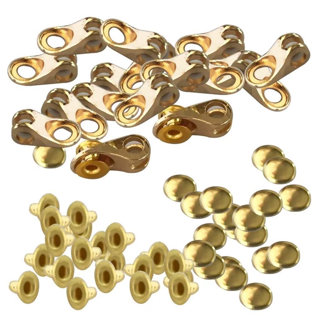 20 SETS SHOES Boot Lace Hooks with Rivets for Repair/Camp/Hiking/ £7.16 ...