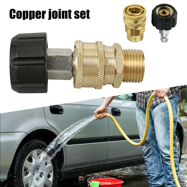 Rondelle Couplage Adaptateur Lot Pression M22 Pour 0.6cm Raccord Rapide Fixation