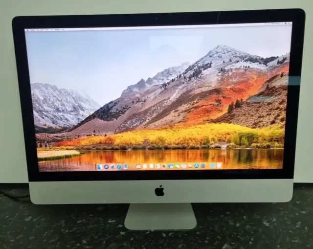 Apple iMac 27" 2015 A1419 i7 4GHz 16GB RAM 251GB Flash Storage MacOS High Sierra