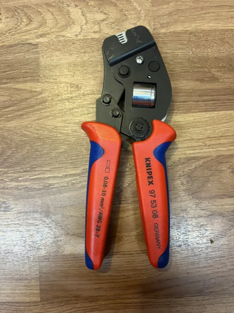 KNIPEX Self-Adjusting Crimping Pliers for wire ferrules with front loading975308