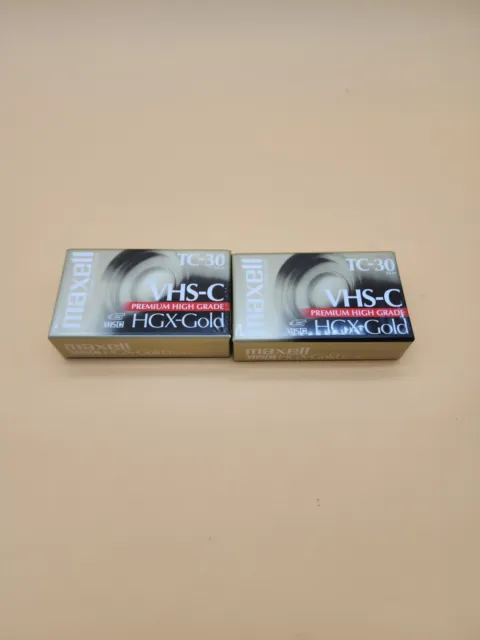 Nuevo ~ Casete de cinta de video Maxell MAX203010 VHS-C de alto grado ¡Envío gratuito!¡!