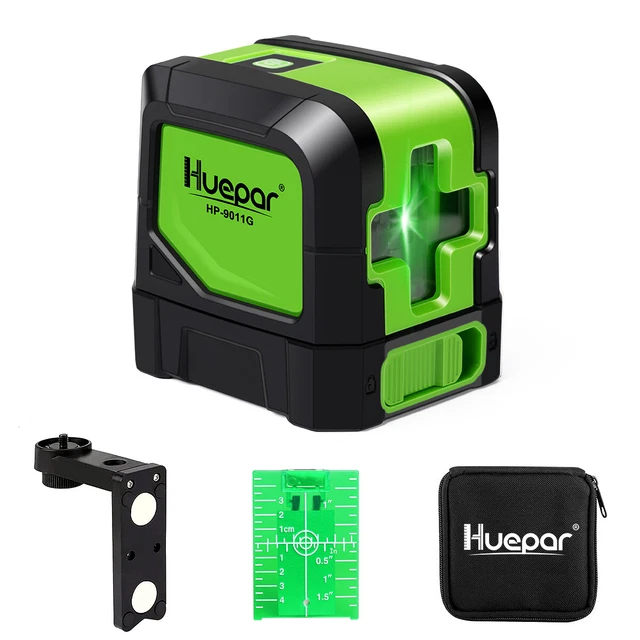 Huepar Niveau laser transversal avec répartition verticale du faisceau