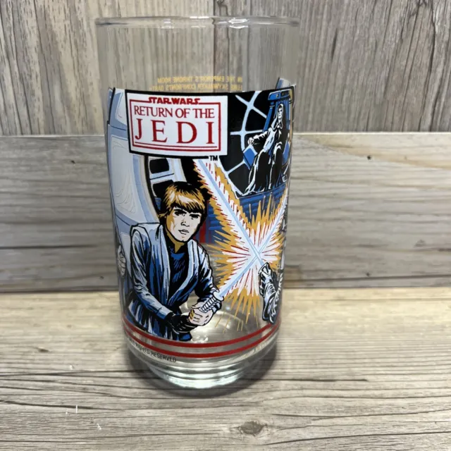 Vintage Star Wars Return of the Jedi Burger King Drinking Glass