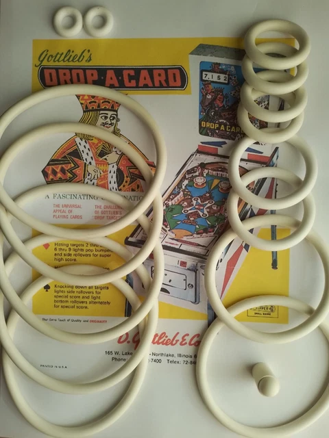 Kit De Caoutchoucs Pour Flipper Cactus Jack’s (1991) – Gottlieb – Neuf Sous Sachet