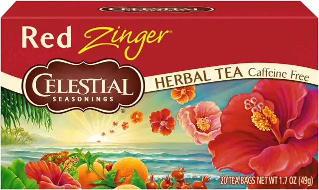 Celestial Red Zinger Tea 20 Teabags