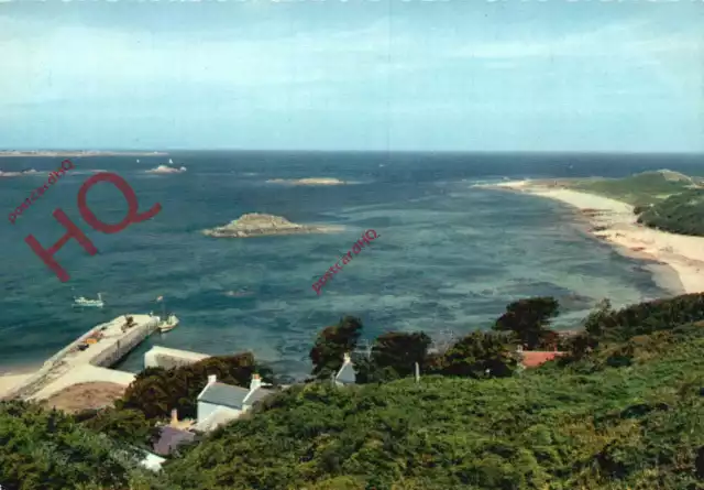 Picture Postcard: Herm, the Harbour and White House Hotel