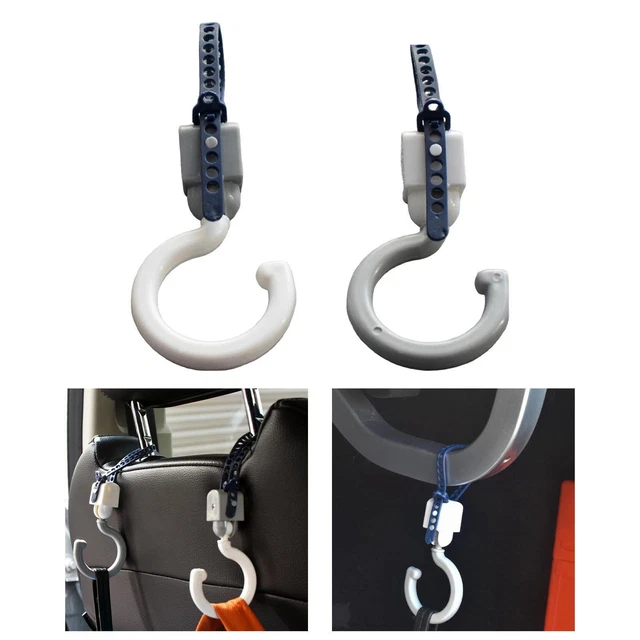 2x Poussette Clips Multifonction Organisateur Clip Cintre Ajustable