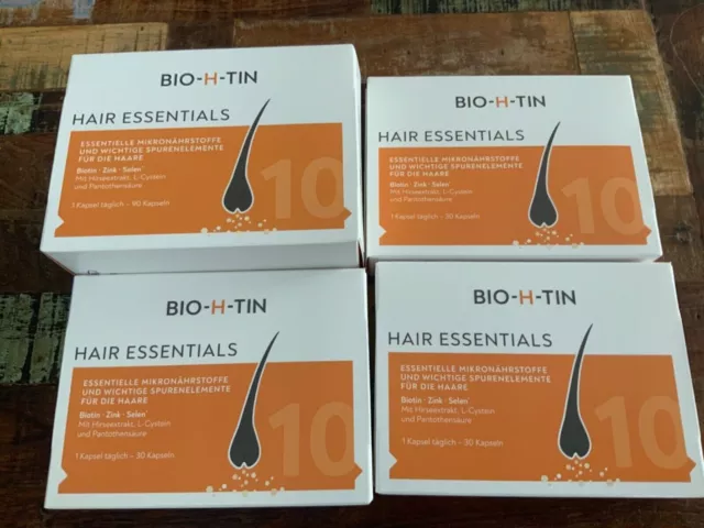 Bio H Tin Hair Essentials 1 Pack.90 Kap. / 3 Pack.30 Kap.Haarausfall Priorin