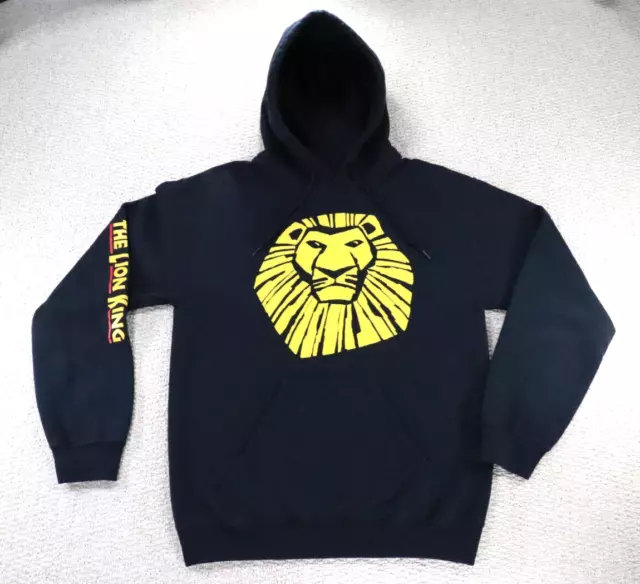 Disney Sweater Adult Small Black The Lion King Hoodie Broadway Musical Cartoon