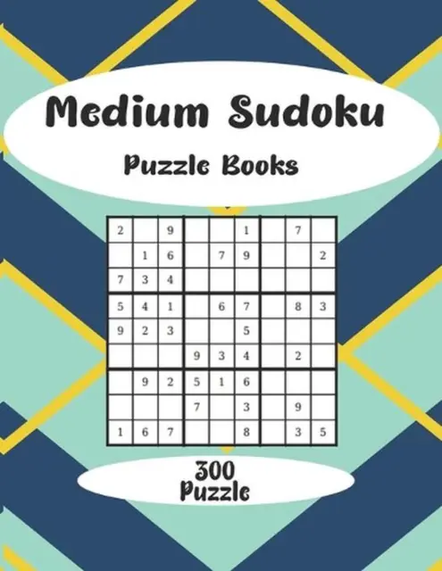 Meduim Soduko Puzzle Books_300 Sudoku puzzles