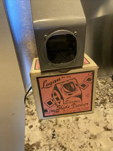 VTG Electric Metal Desktop Magna Slide Viewer No. 210 Logan Electric Spec.