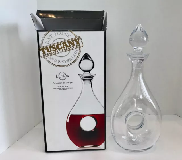 Lenox Tuscany Classic 32 Oz Lead Free Decanter with Unique Design